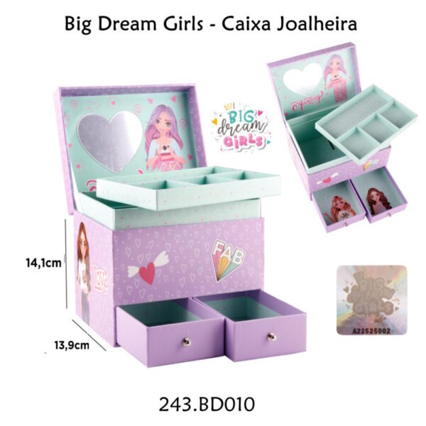 Caixa Joalheira - Big Dream Girls