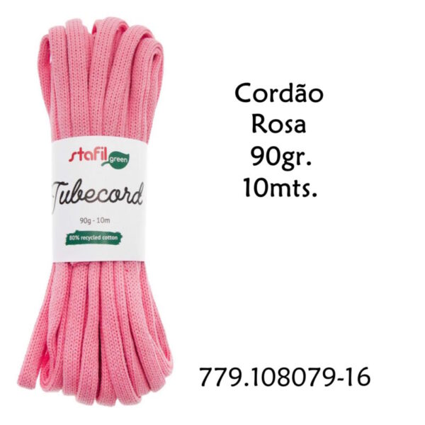Cordão Azul Rosa 90gr. 10mts.