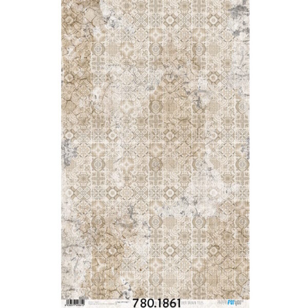 Papel Arroz 54x33 Somewhere Over Broken Tiles