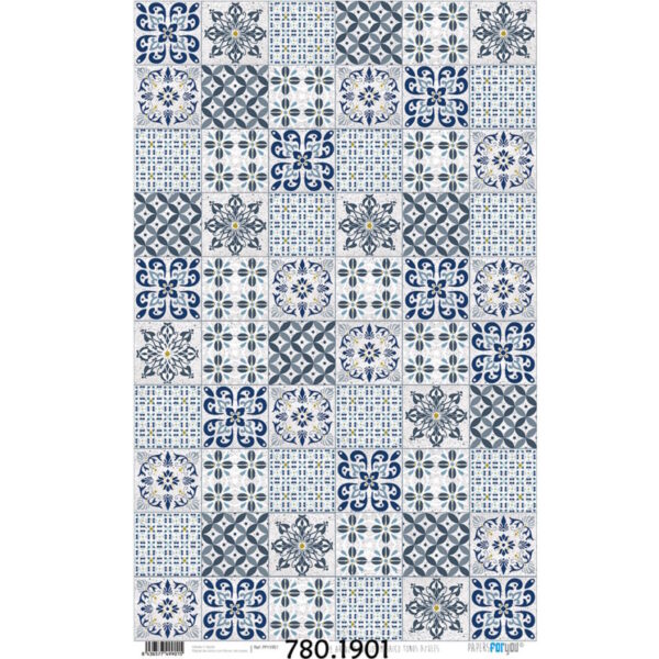 Papel Arroz 54x33 Azulejos I