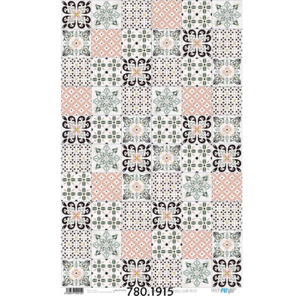 Papel Arroz 54x33 Azulejos
