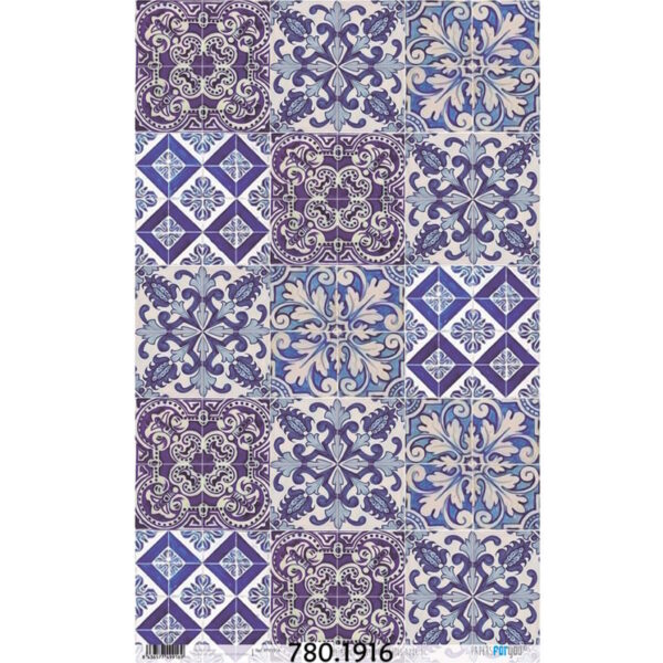 Papel Arroz 54x33 Azulejos