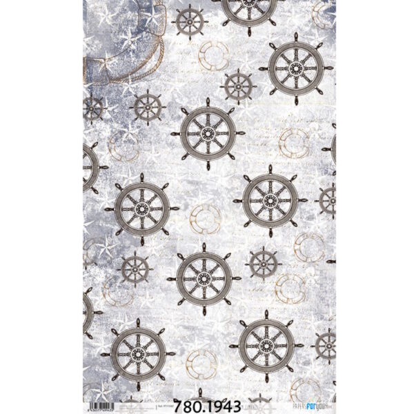 Papel Arroz 54x33 Maritim Timones
