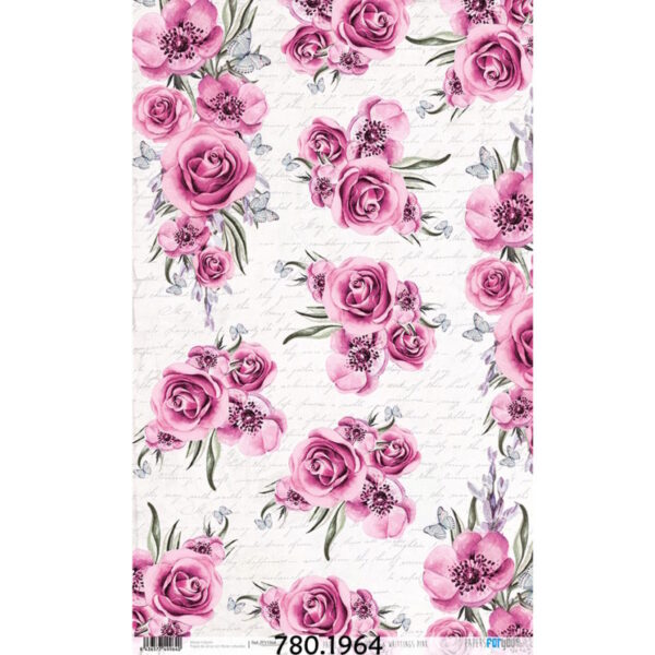 Papel Arroz 54x33 Roses
