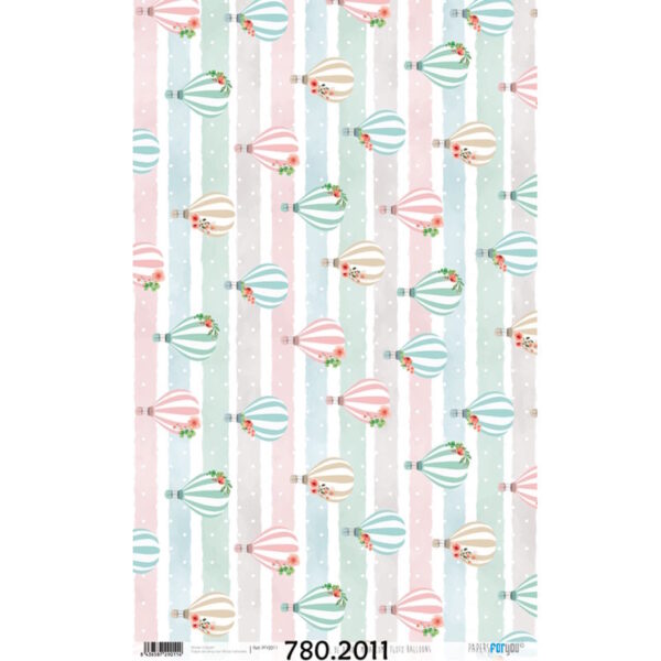 Papel Arroz 54x33 Mira Como Floto Ballons