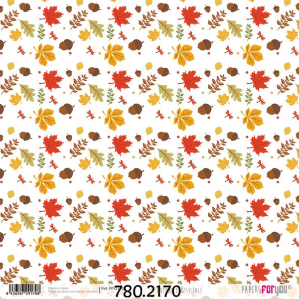 Papel Arroz 30x30 Autumn Forest Fall