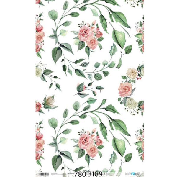 Papel Arroz 54x33 Enchanted Roses