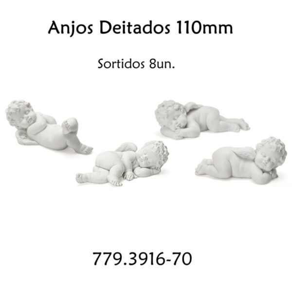 Anjos Deitados 110mm - 8 Sortidos