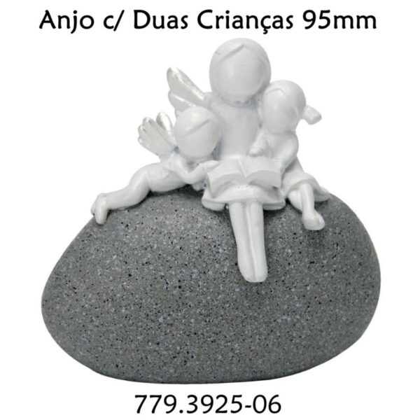 Anjo c/ Duas Crianças 95mm