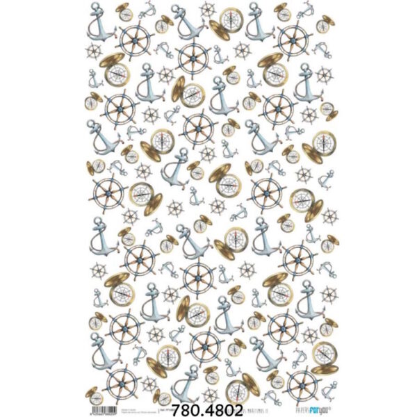 Papel Arroz 54x33 Motivos Maritimos II