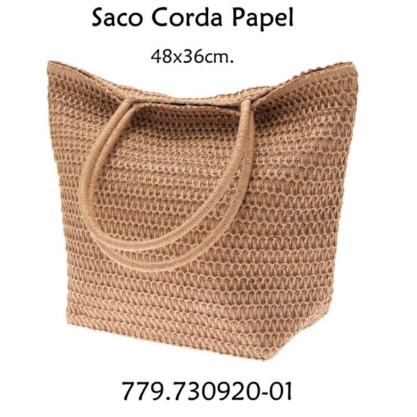 Saco Corda Papel Castanho 48x36