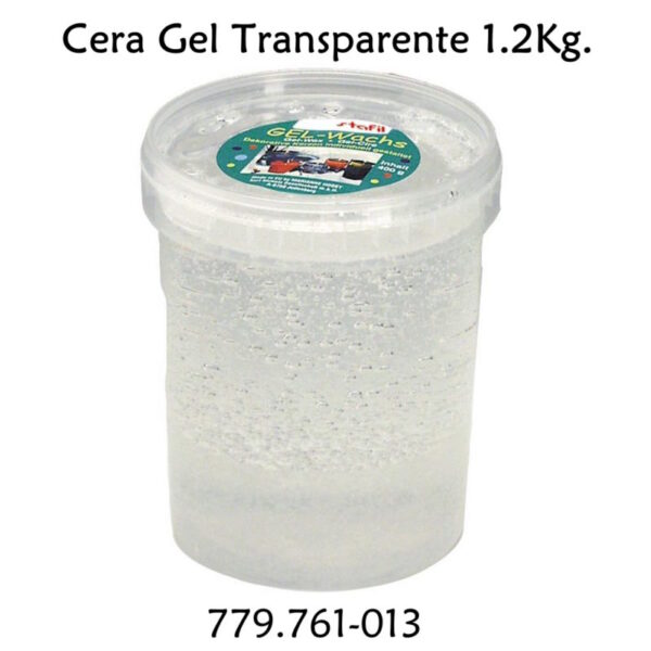 Cera Gel Transparente 1.2Kg.
