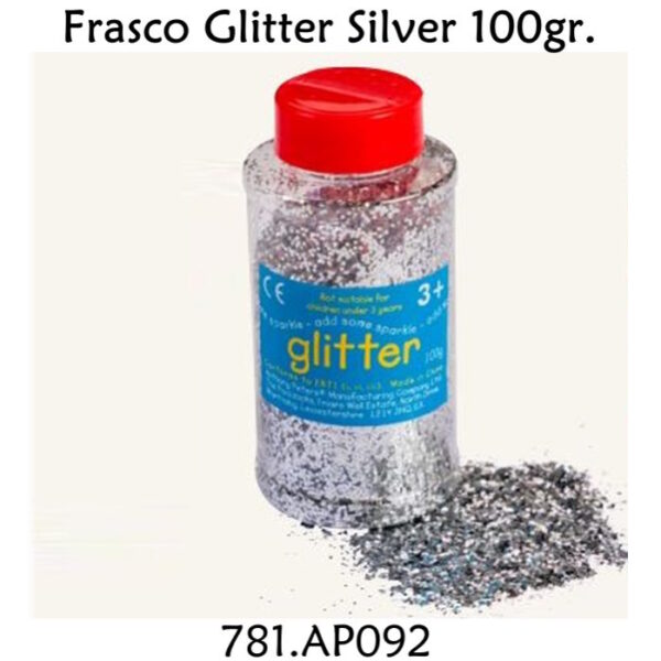 Glitter Silver 100gr.