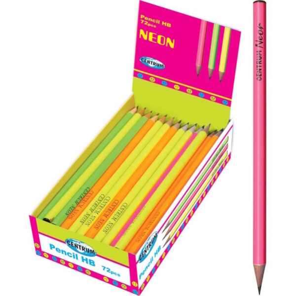 Lápis HB Neon - Cx.72un.