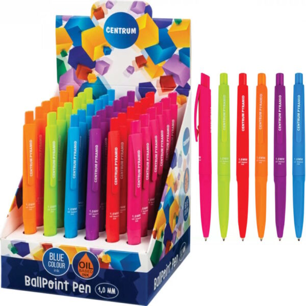 Esferográficas Pyramid Azul 1.0mm Exp. 36un.