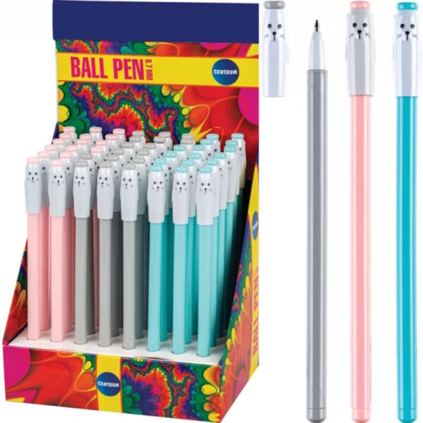 Esferográficas Cat Azul 0.7mm Exp. 48un.