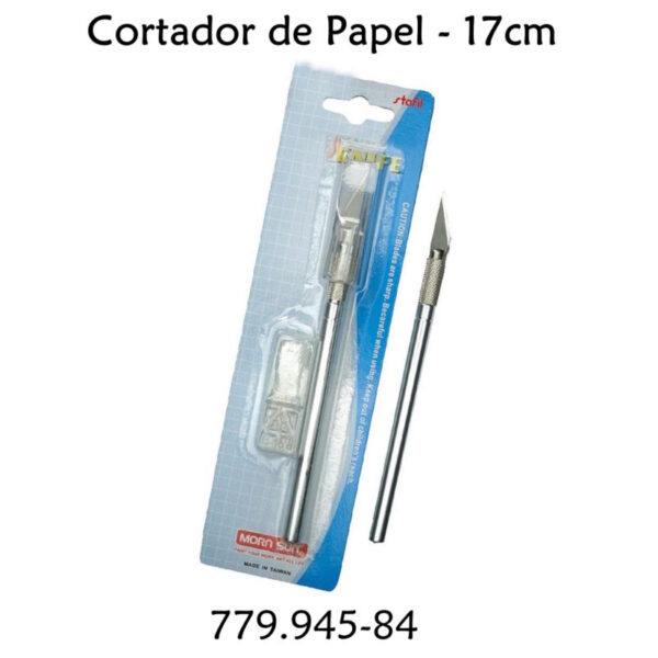 Estilete p/ Papel 17cm.