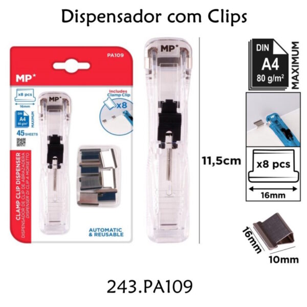 Dispensador c/ Clips