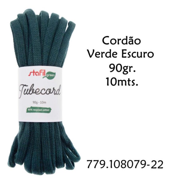 Cordão Verde Escuro 90gr. 10mts.
