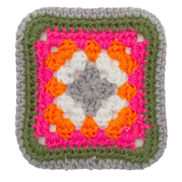 Quadrados Crochê 9x9cm - 3un.