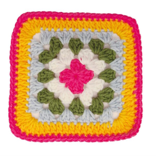 Quadrados Crochê 11x11cm - 3un.