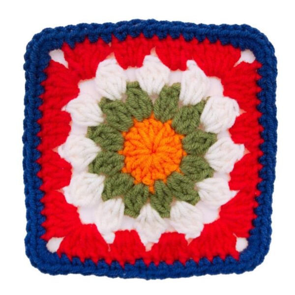 Quadrados Crochê 9x9cm - 3un.