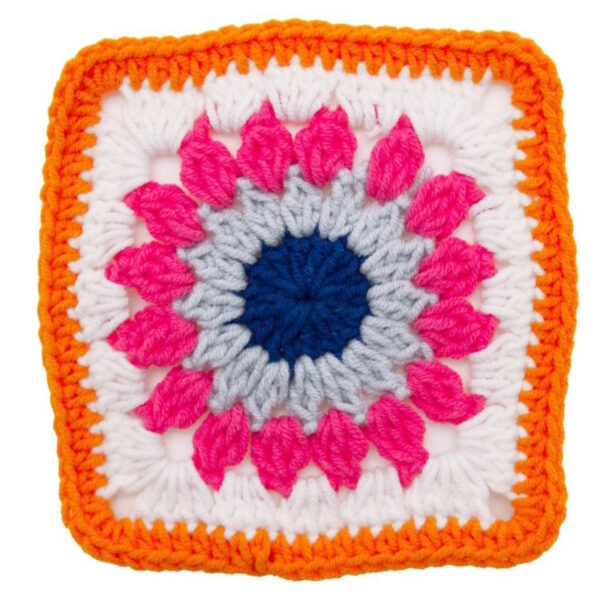 Quadrados Crochê 11x11cm - 3un.