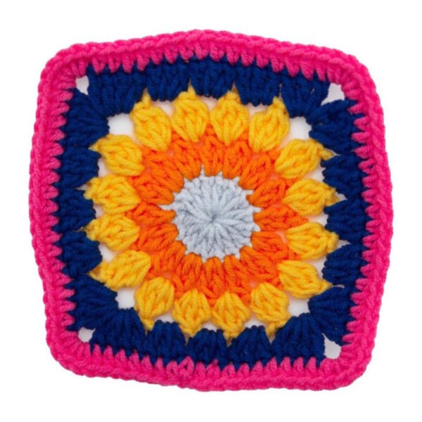 Quadrados Crochê 11x11cm - 3un.