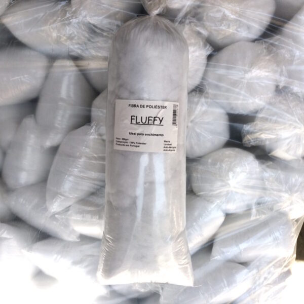 Enchimento Fibra de Poliéster Fluffy 500gr.