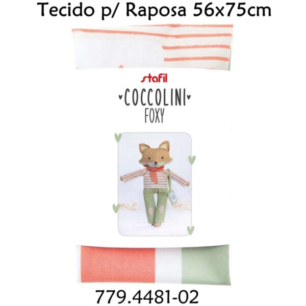 Tecido p/ Raposa 56x75cm