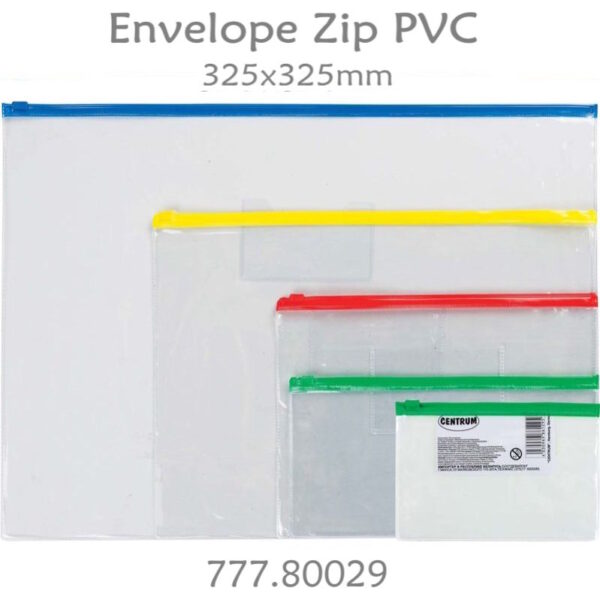 Envelope Zip PVC Centrum 325x235mm