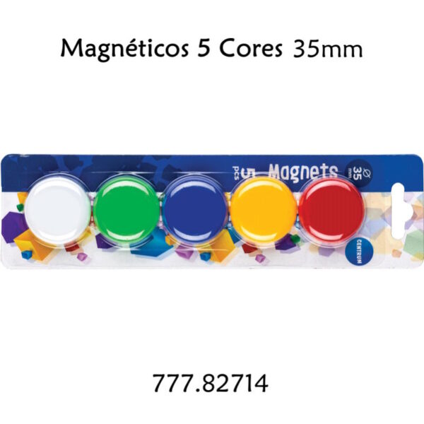 Magnéticos Coloridos 35mm - 6un.
