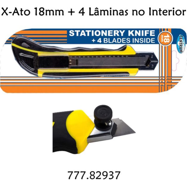 X-Ato 18mm Centrum  c/ 4 Lâminas Interiores