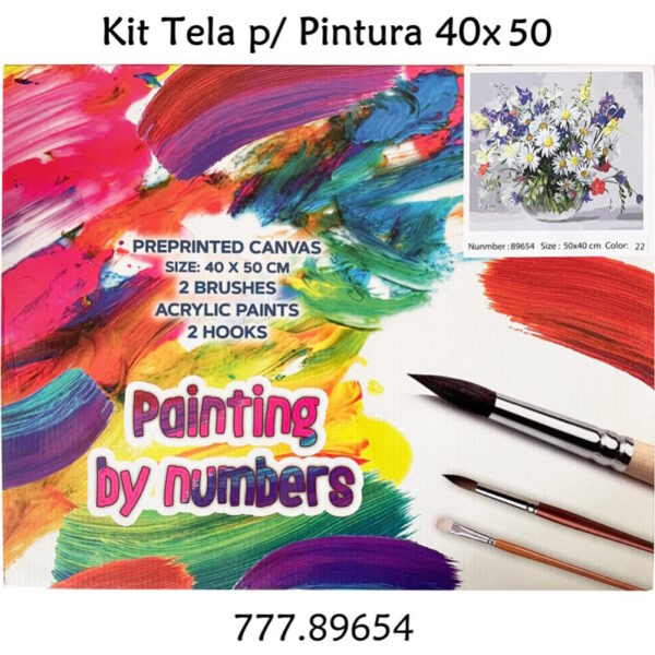 Kit Tela p/ Pintura Centrum 40x50cm