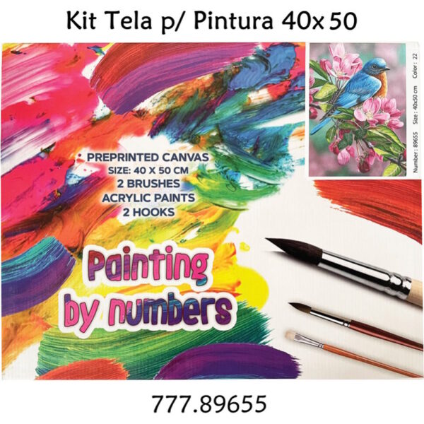 Kit Tela p/ Pintura Centrum 40x50cm