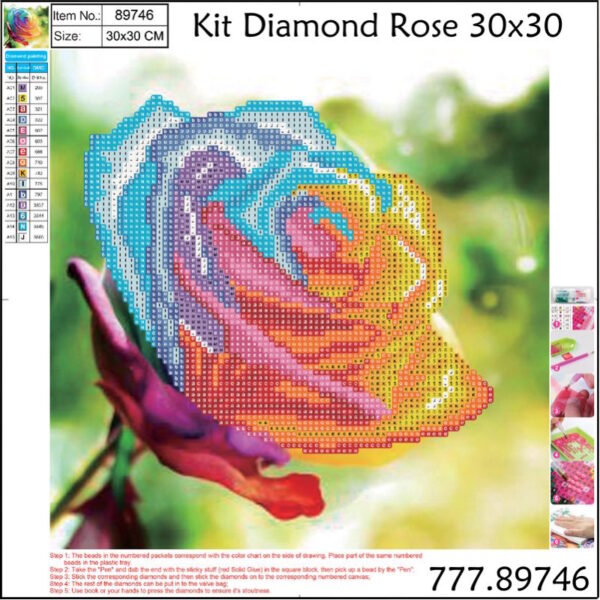 Kit Tela p/ Pintura Centrum 30x30cm