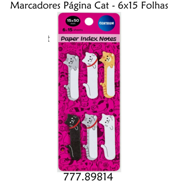Marcadores Página Cat 6 Blisters