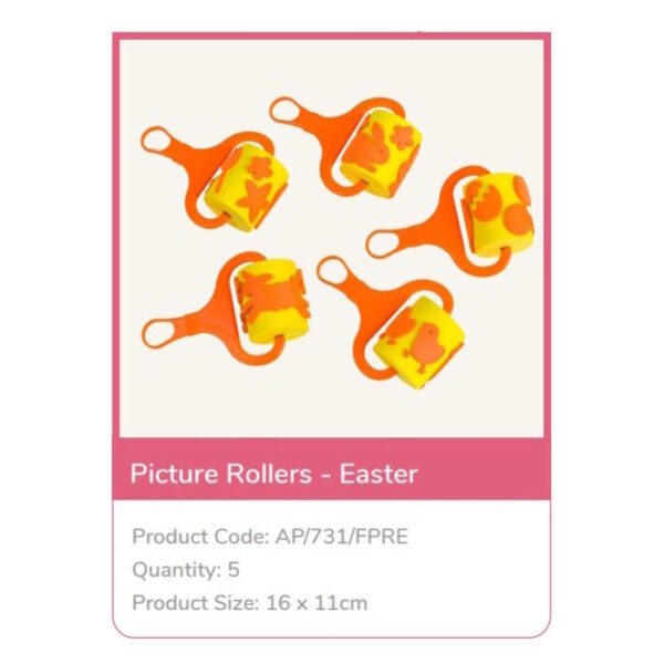 Rolos de Pintura "Páscoa" 5un.
