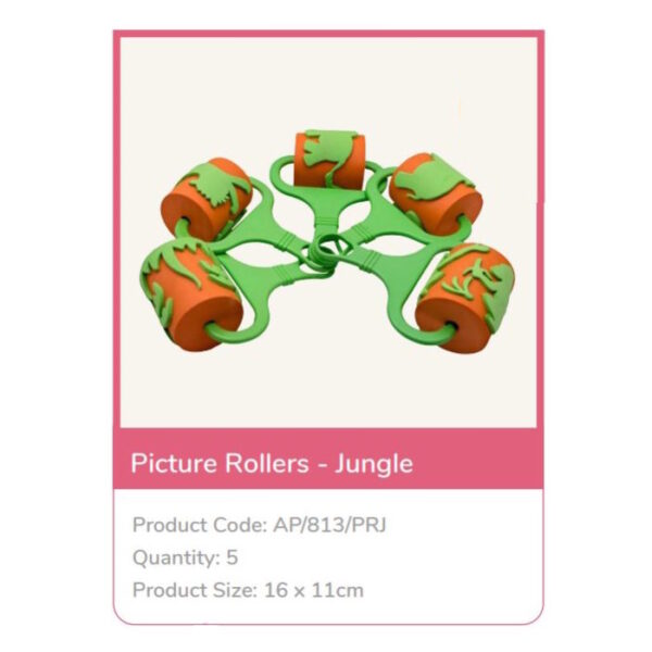 Rolos de Pintura "Selva" 5un.