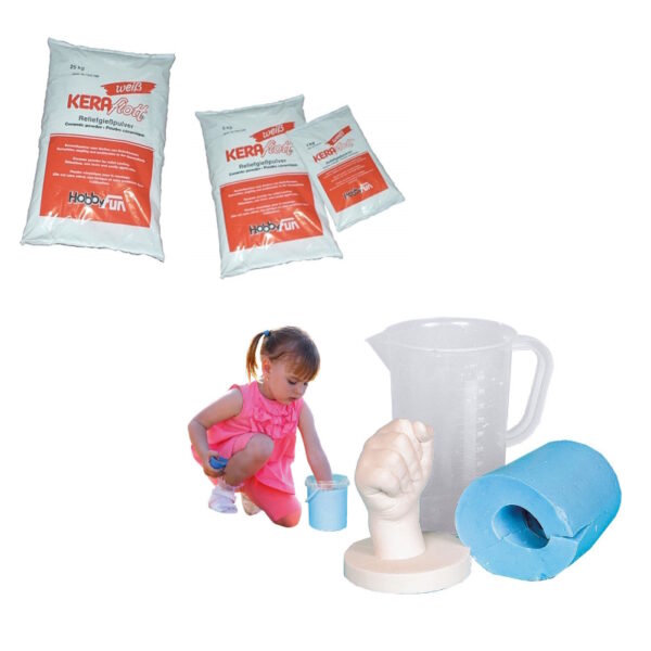 Pó Cerâmico - Gesso - Pasta Moldagem