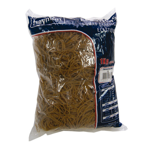 Elásticos nº18  91x1.5mm - 1Kg.