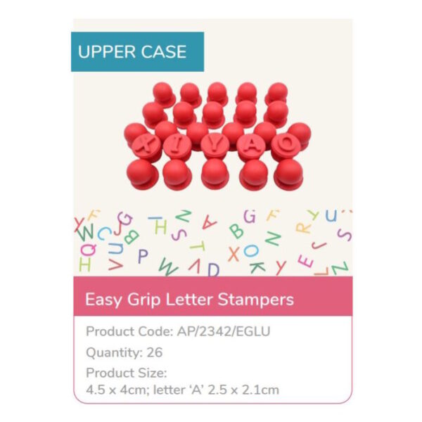 Carimbos Letras Maiúsculas  26un.
