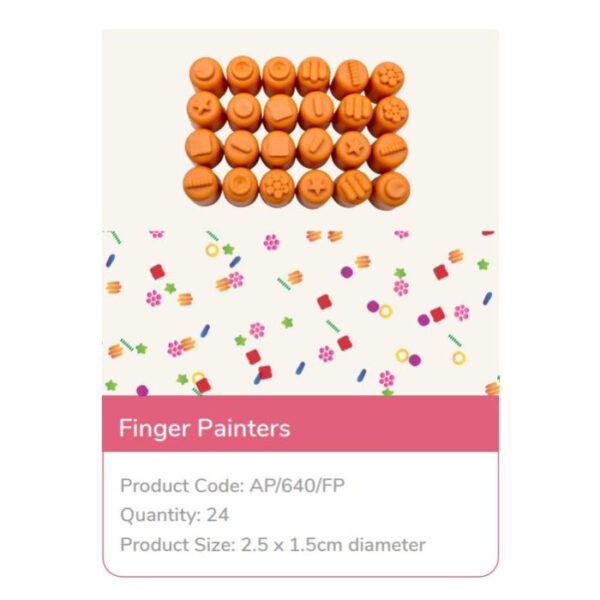 Carimbos Finger Painters 24un.