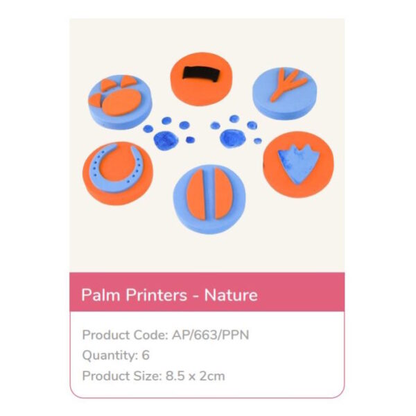 Carimbos de Mão Nature 6un.