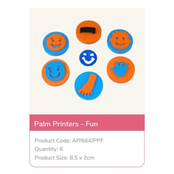 Carimbos de Mão Fun 6un.