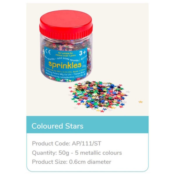 Estrelas Coloridas 50gr.