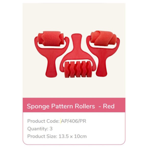 Rolos de Pintura Esponja  3un.