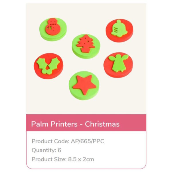 Carimbos de Mão "Christmas" 6un.