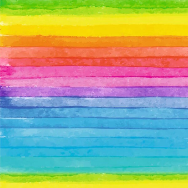 Cartolina Fantasia Arco-Íris 495x680mm - 300gr.