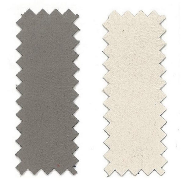 Tecido de Veludo Creme/Cinza 50x70